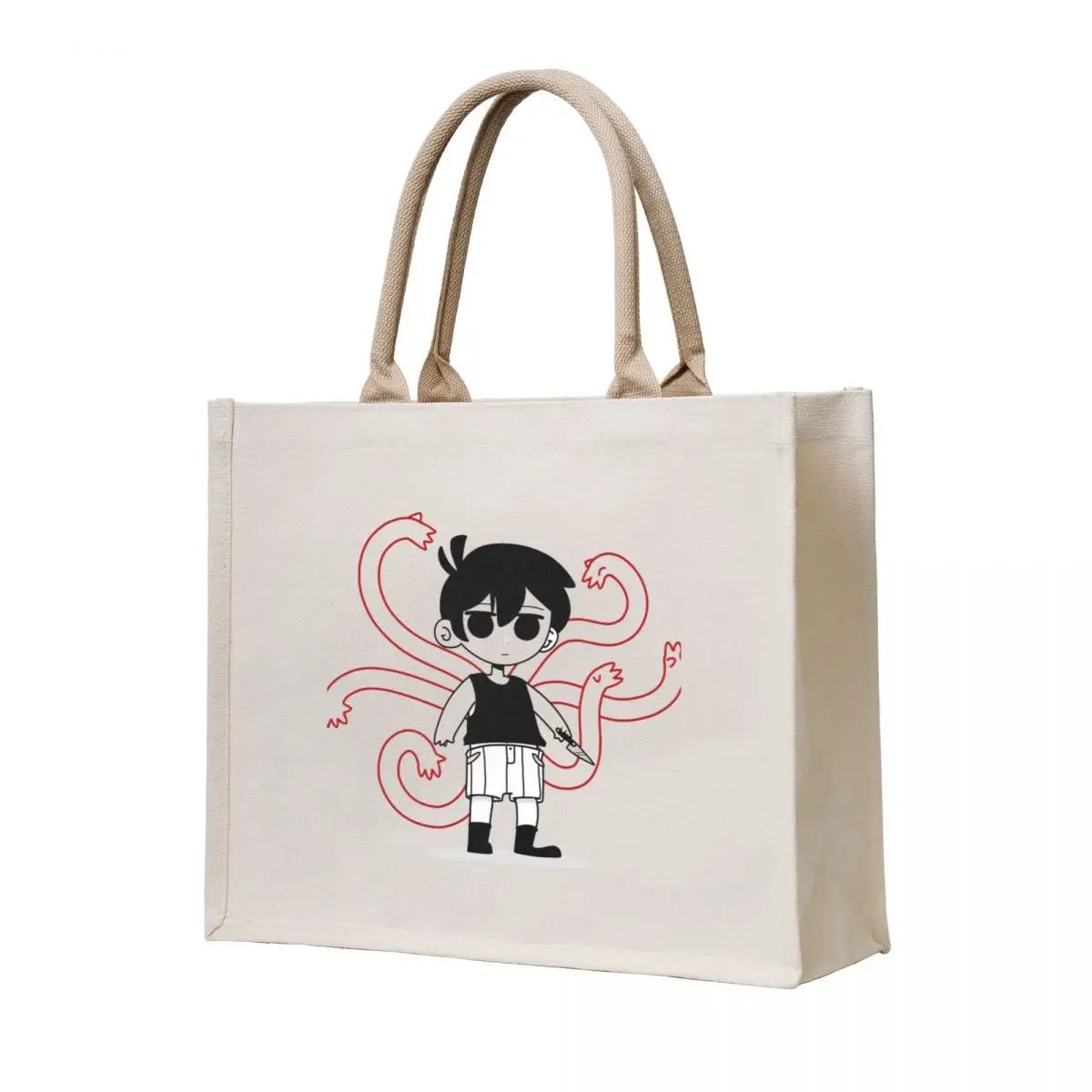 

omori Tshirt - Omori hands omori fanart - game sticker Tote Bag eco bag folding Big bag