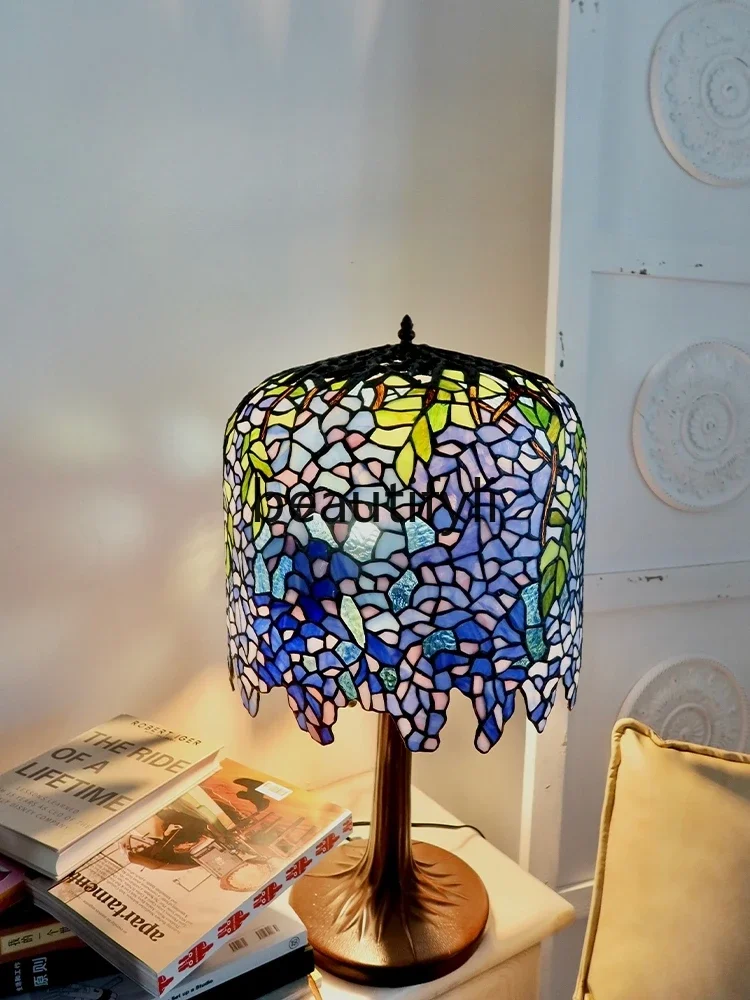 Full replica handmade glass art desk lamp bedside lamp