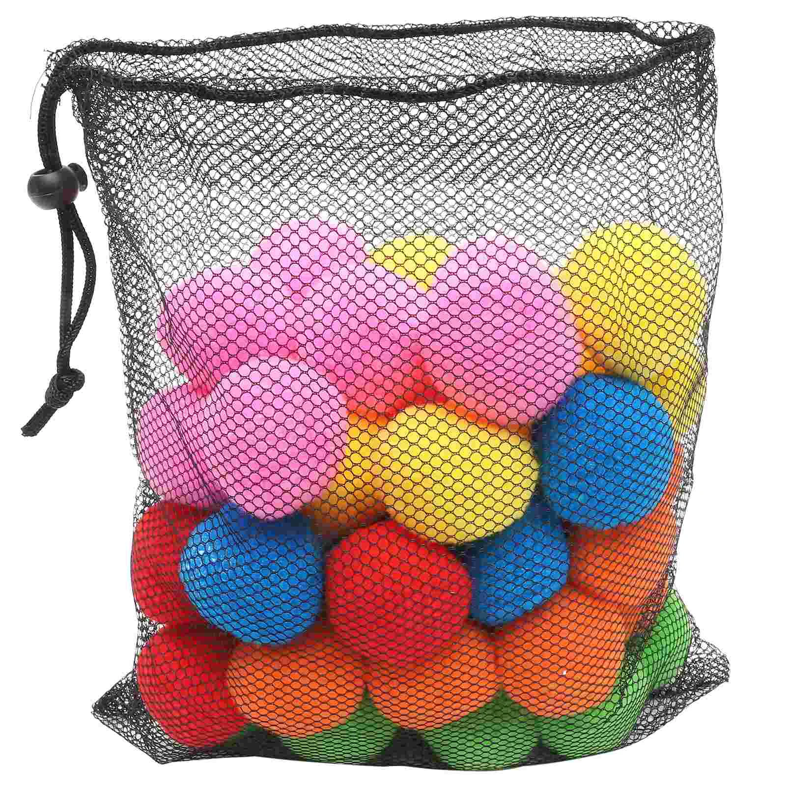 50pcs Reusable Water Absorption Balls 6 Colors Mesh Bag Beach Pool Party Toy Swimming Toys Outdoor Activities Hand Eye