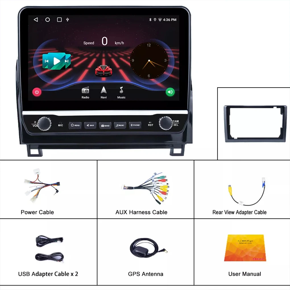 RDS Function Equipped Android Radio For Enhanced Entertainment Android Auto IPS DVR Input