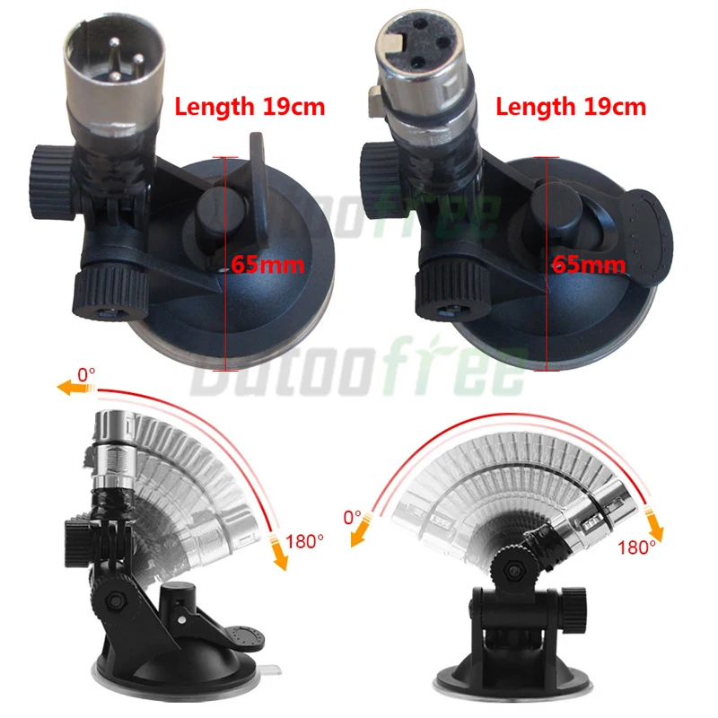 Telescopic Linear Actuator Parts 3XLR Reciprocating Machine Extension Rod Tube Adjustable Bendable Extension Rod Connector
