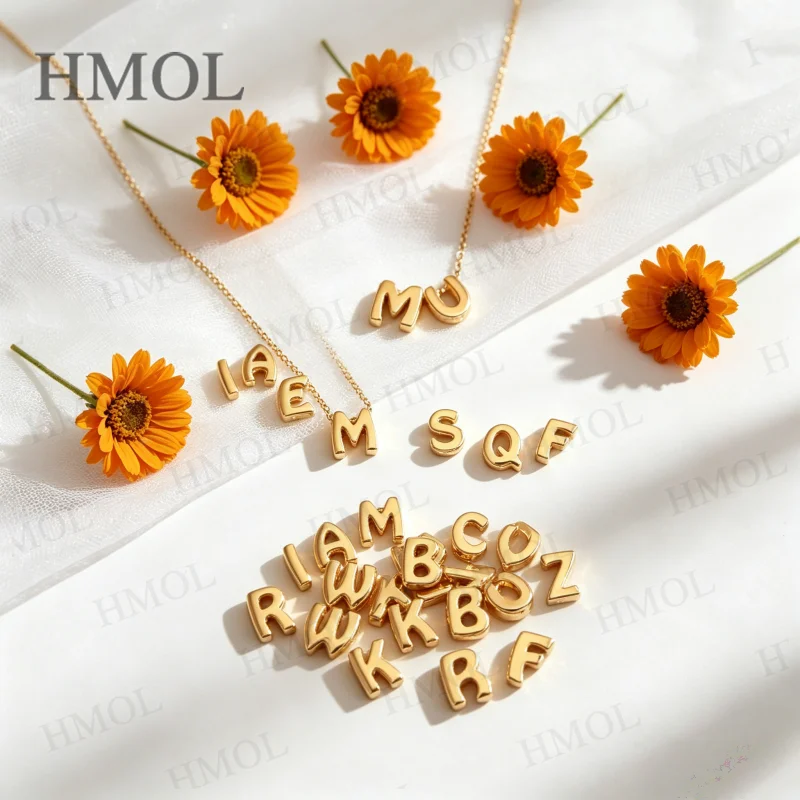 Silver Plated Mini Initial Pendant Necklace 925 Silver Base 26 Custom Alphabet Name Pendant Factory Direct Non Tarnish Wholesale