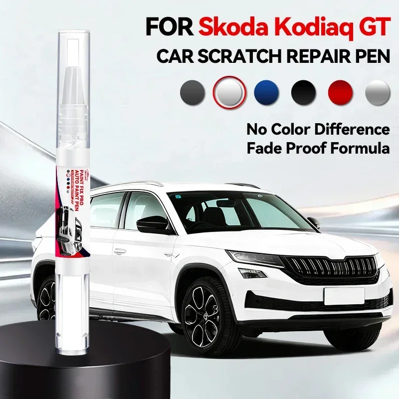 

Car Dedicated For Skoda Kodiaq GT Paint Repair Pen Touch Up Scratch Remover DIY Auto Accessories Black White Red Orange Silver B