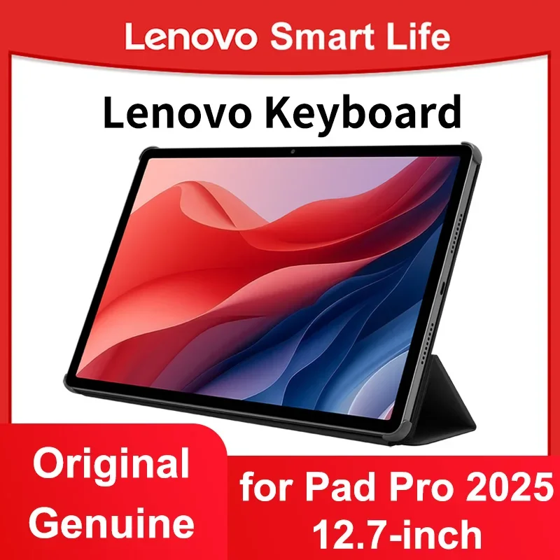 Lenovo-Xiaoxin Pad Pro 2025, funda protectora Original con Clip de 12,7 pulgadas, cubierta abierta, carcasa de activación, ranura para bolígrafo, Segunda Generación