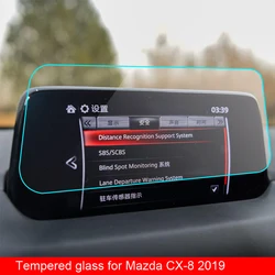 Tempered Glass Screen Protector Film for Mazda CX8 CX-8 2019 2020 Car GPS Navigation Sticker Car Accessories