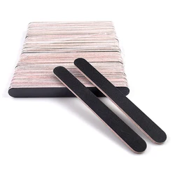 5/10Pcs Nail File 100 180 Grit Professional Nail Buffer Strong Straight Lime Angle Buffing Sanding Files Buff Nail Art Products