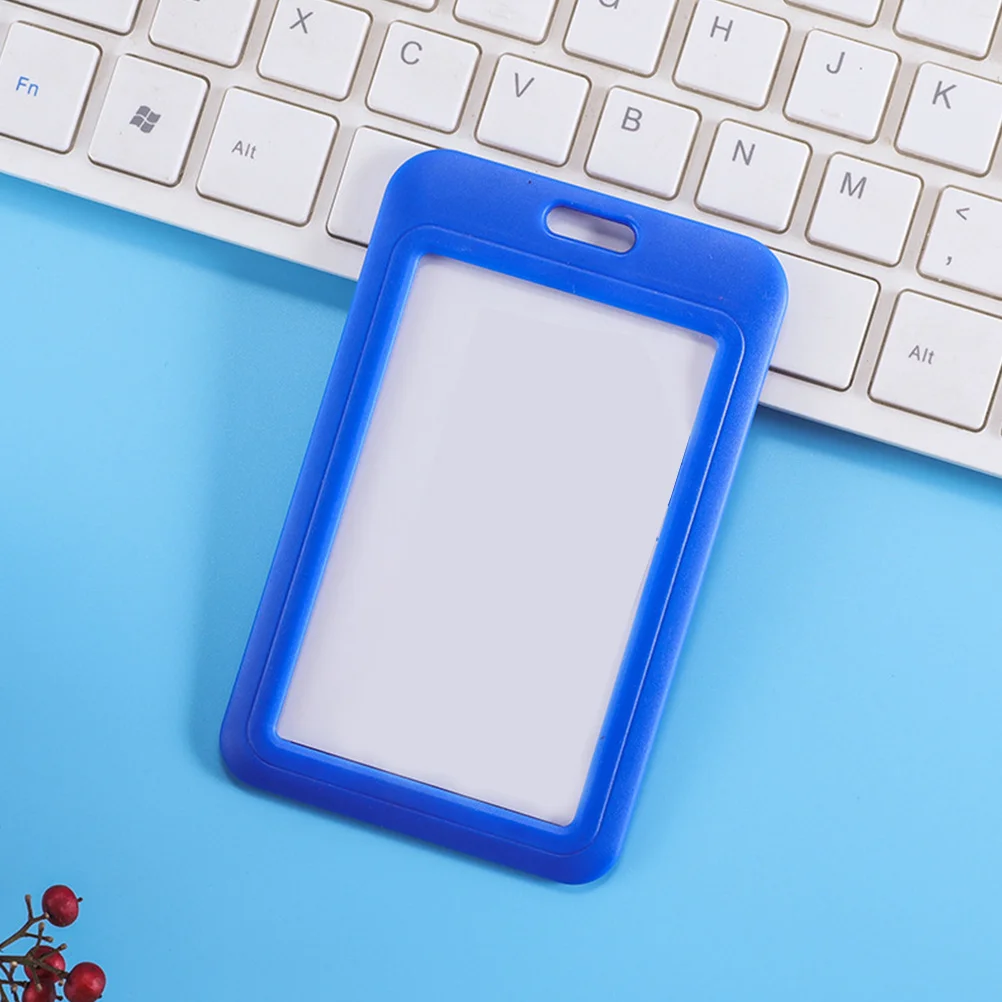 

5Pcs Sliding Cover Id Badge Work Cover Professional Credentials Holder Pushable Protector for Office Credentials Holder