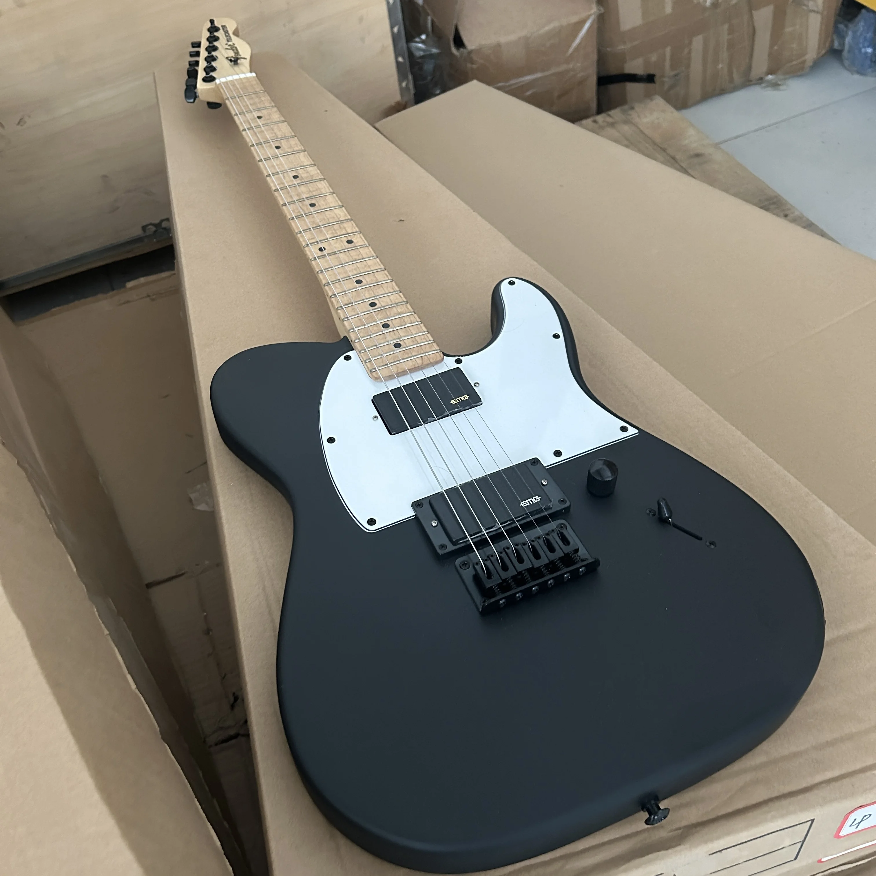 Squier Jim Root Signature Telecaster electric guitar, EMG pickup ser matt black finish In stock, high-quality electric guitar