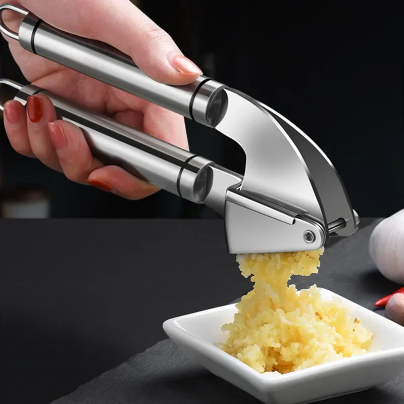 

304 stainless steel garlic press garlic masher kitchen manual garlic press artifact kitchen gadgets