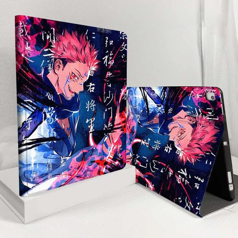 

Jujutsu Kaisen Logo Hot For iPad Pro Air Mini 1 2 3 4 5 6 7 7th 8th 9th 10th 11th 10.2 9.7 10.5 10.9 11 12.9 13 Inch Tablet Case