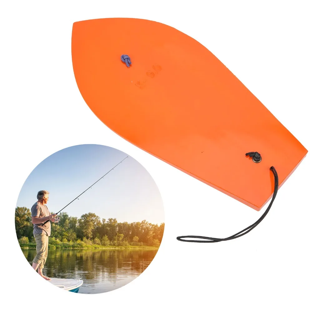 Plastic Fishing Trolling Board with Blue Wire Orange Trolling Diving Board Swinging Multiple sizes Fishing Diving Board