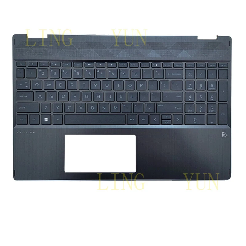 

Z L51520-001 Palmrest for HP X360 15-DQ TPN-W140 Keyboard Backlit US