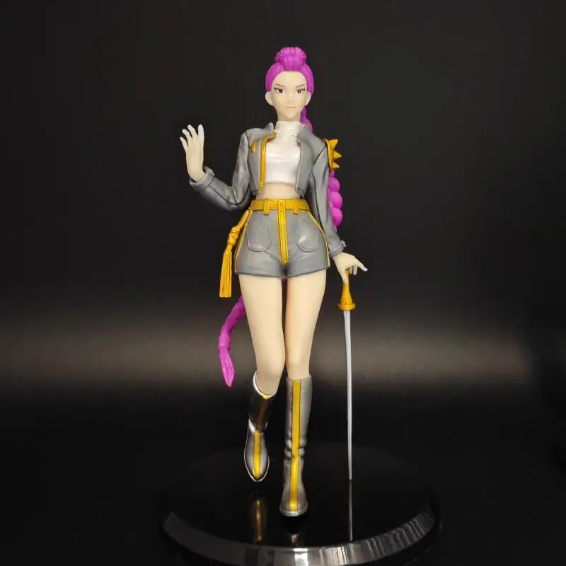 19.5cm 애니메이션 만화 케이팝 데몬 헌터즈 루미 미라 조이 데스크탑 장식 Y2K 창의적인 신상 피규어 모델 친구 선물