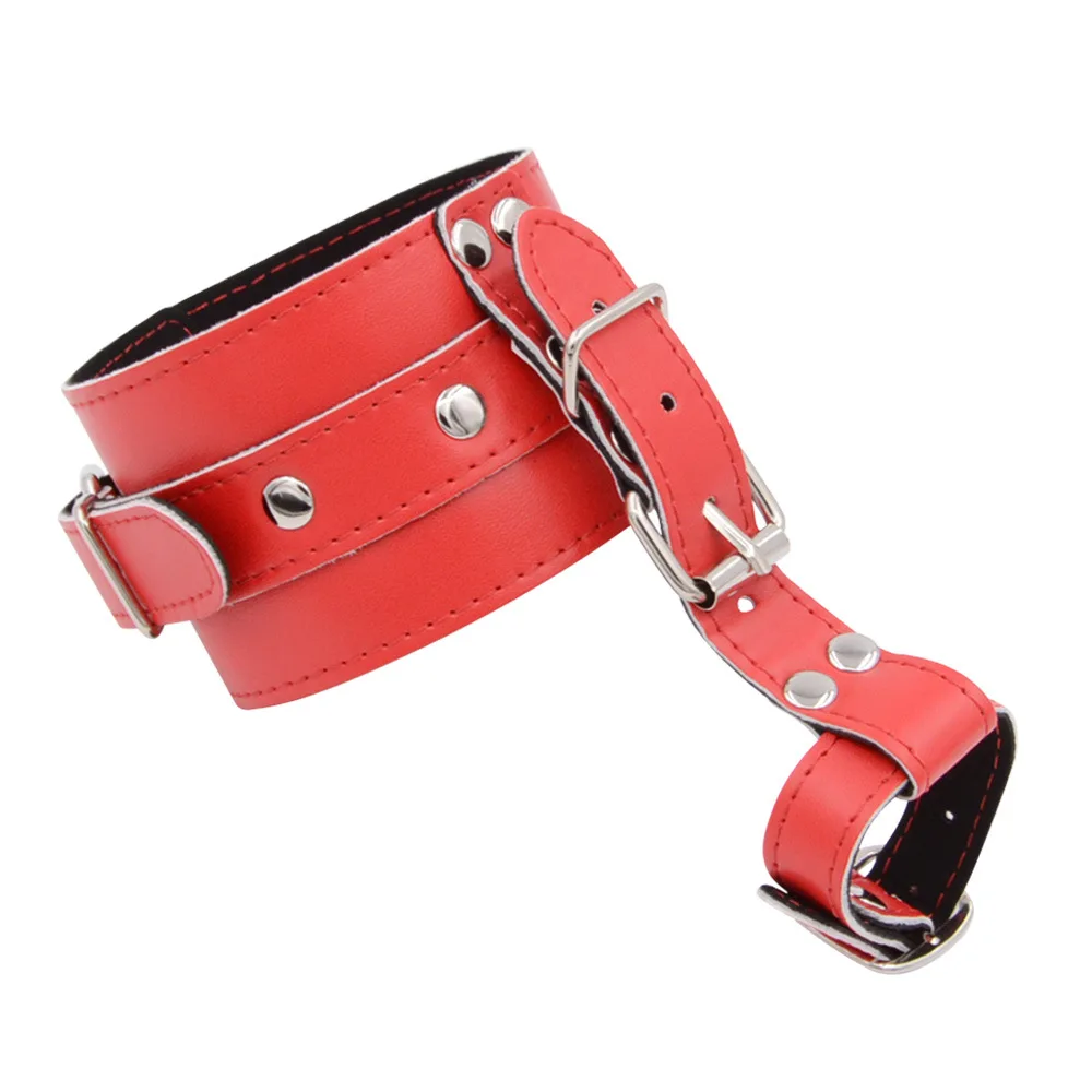 Bdsm القيود مجموعة ألعاب الجنس من SM الرقيق الوثن أصفاد جلدية الإبهام أصابع عبودية الكفة ل 18 + لوازم الملحقات الغريبة #5