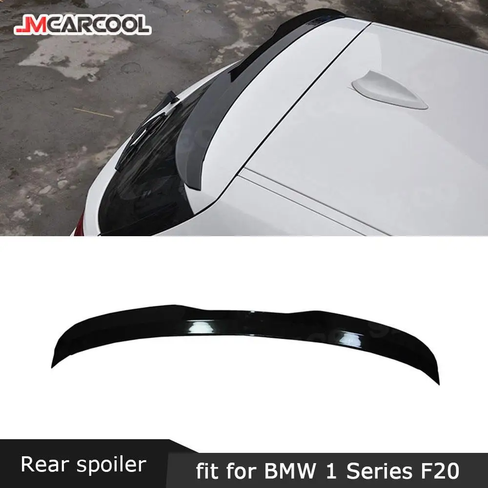 

JMCARCOOL ABS глянцевый черный задний спойлер на крышу для BMW 1 серии F20 F21 116i 120i 118i M135i спойлер 2012-2018 оконные боковые крылья