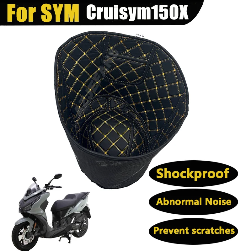 

Чехол для хранения для мотоцикла SYM Cruisym 150X Cruisym150X, подкладка ковша для сиденья, подушка, Противоударная, с защитой от неправильного шума и царапин