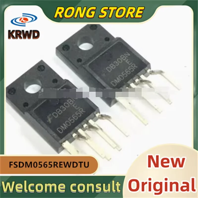 5PCS DM0565R New and Original Chip IC TO-220F-6L FSDM0565REWDTU FSDM0565REWDT FSDM0565REWD FSDM0565RE