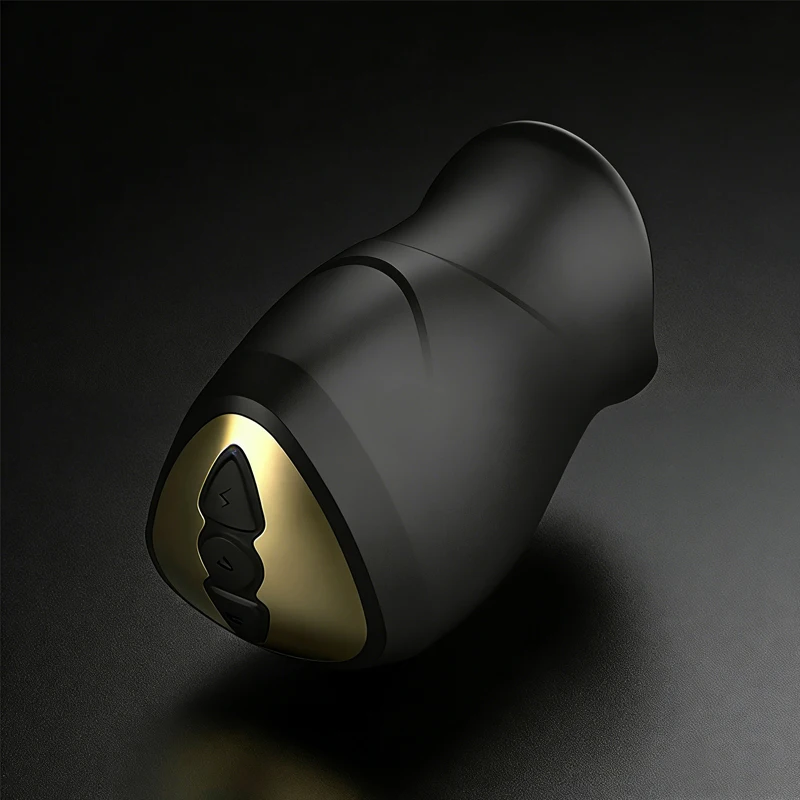 LOCKINK Glans Exerciser Vibrating Electric Shock Masturbator for Men Delay Endurance Training Penis Glans Trainer Male Sex Toys