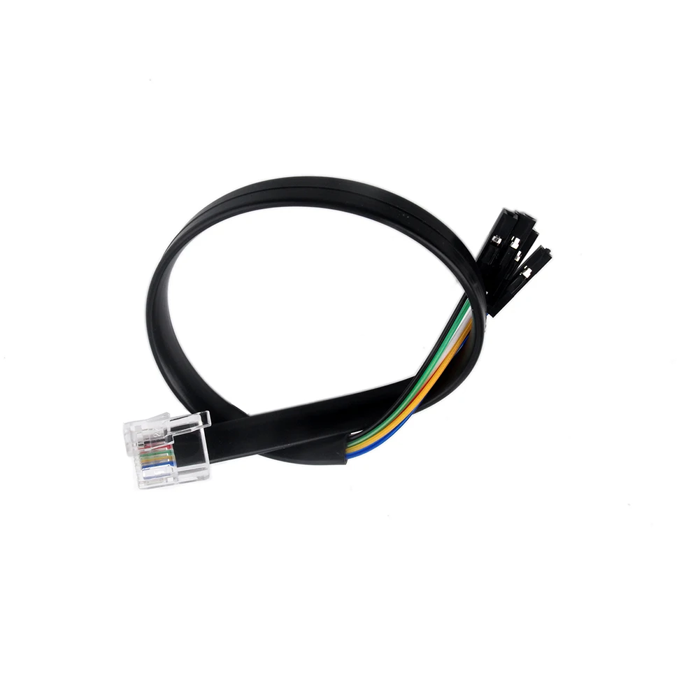 5/10 pces conector fêmea 6p do fio de extensão de 25cm moc aos blocos de construção cabeça de cristal para micro: bit robô: bit legoeds ev3 tijolos