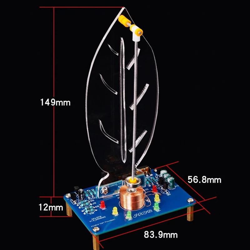 Kit elektronik DIY ayunan elektromagnetik lampu bergerak levitasi magnetik bagian longgar latihan solder