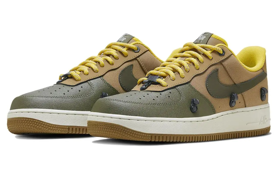 Buty Nike Air Force 1 Low \'07 PRM Winterized Cargo Khaki Trampki