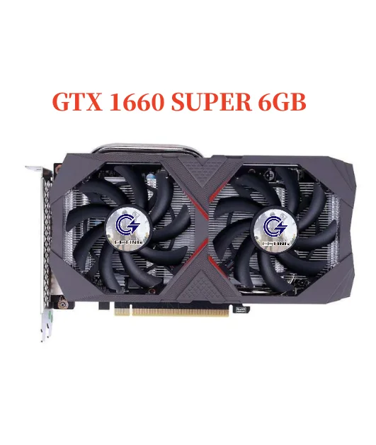 Kleurrijke Gtx 1660 Super 6Gb Gaming Videokaart Gtx1660 6Gb Grafische Kaarten Gpu Desktop Computer Gaming 1660ti 6G Voor Kleurrijk Gebruikt