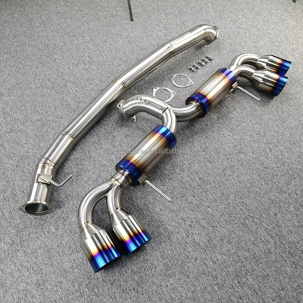 Exhaust catback for Nissan GTR R35 Titanium exhaust catback Air Intake R35 Ypipe