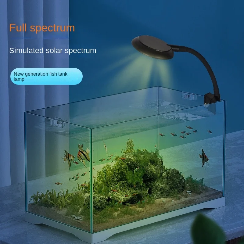 Luce per acquario Led lampada per acquario impermeabile regolabile a 360 gradi Mini luci Usb ad alta luminosità accessori per acquari