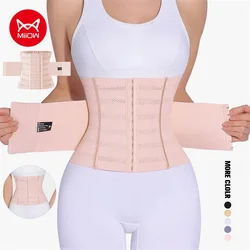 MiiOW Waist Trainer Corset Women Binders Shapers Tummy Wrap Body Shapewear Slimming Belt Flat Belly Workout Postpartum Girdle