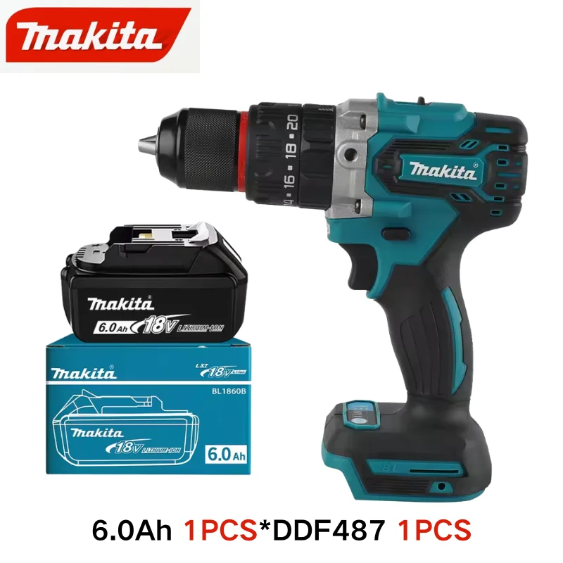 100% Genuine 18V Makita 6Ah Makita Battery BL1840 BL1830B BL1850B BL1850 BL1860 BL1815 Replacement Lithium Battery image 3