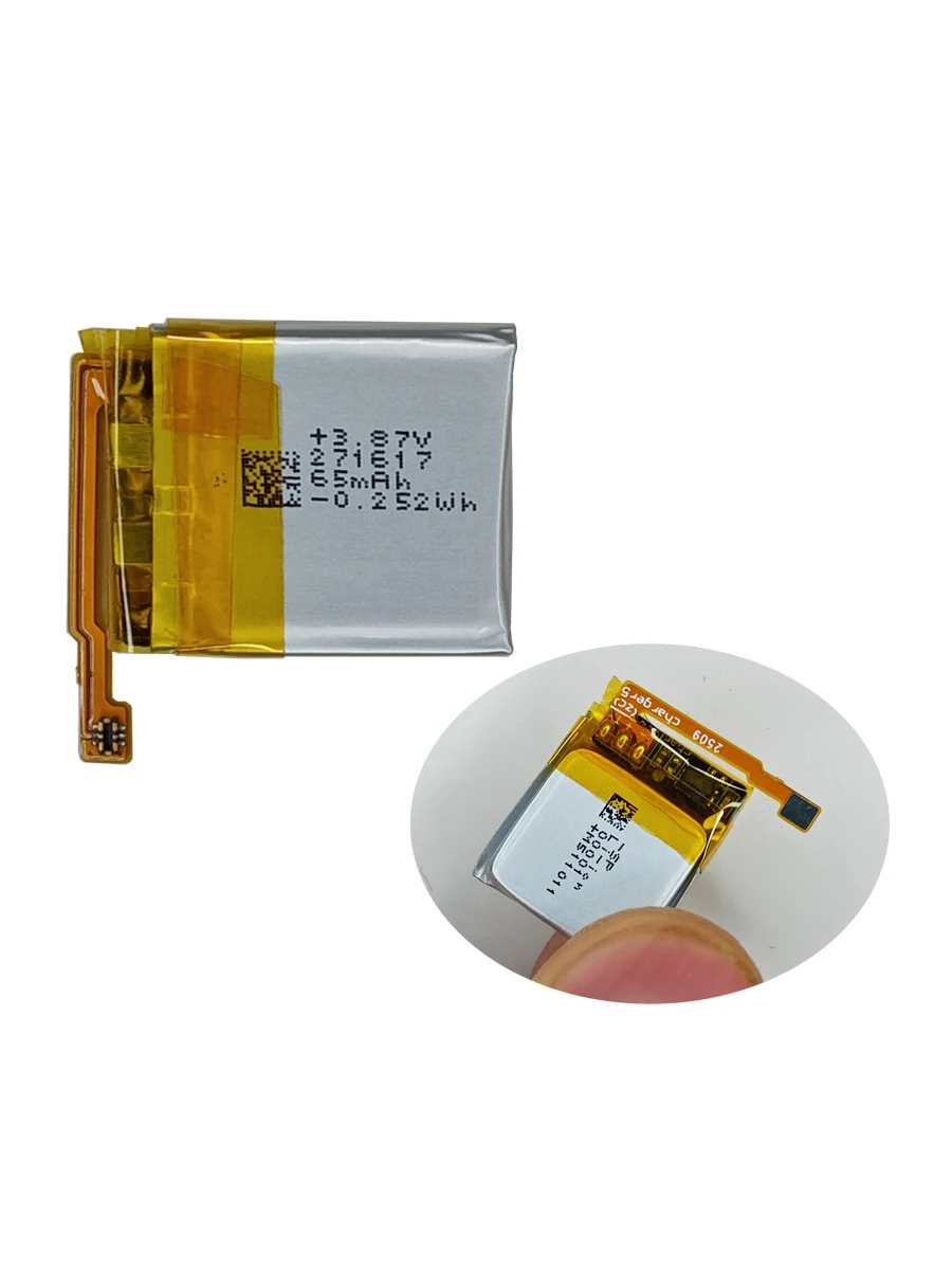 AliExpress JESSQUE Original Replace  "0" Cycle 65mAh 3.87V 271617 Battery For Fitbit Charge 5 Charge5 Smart Sport Watch Batterie AKKU