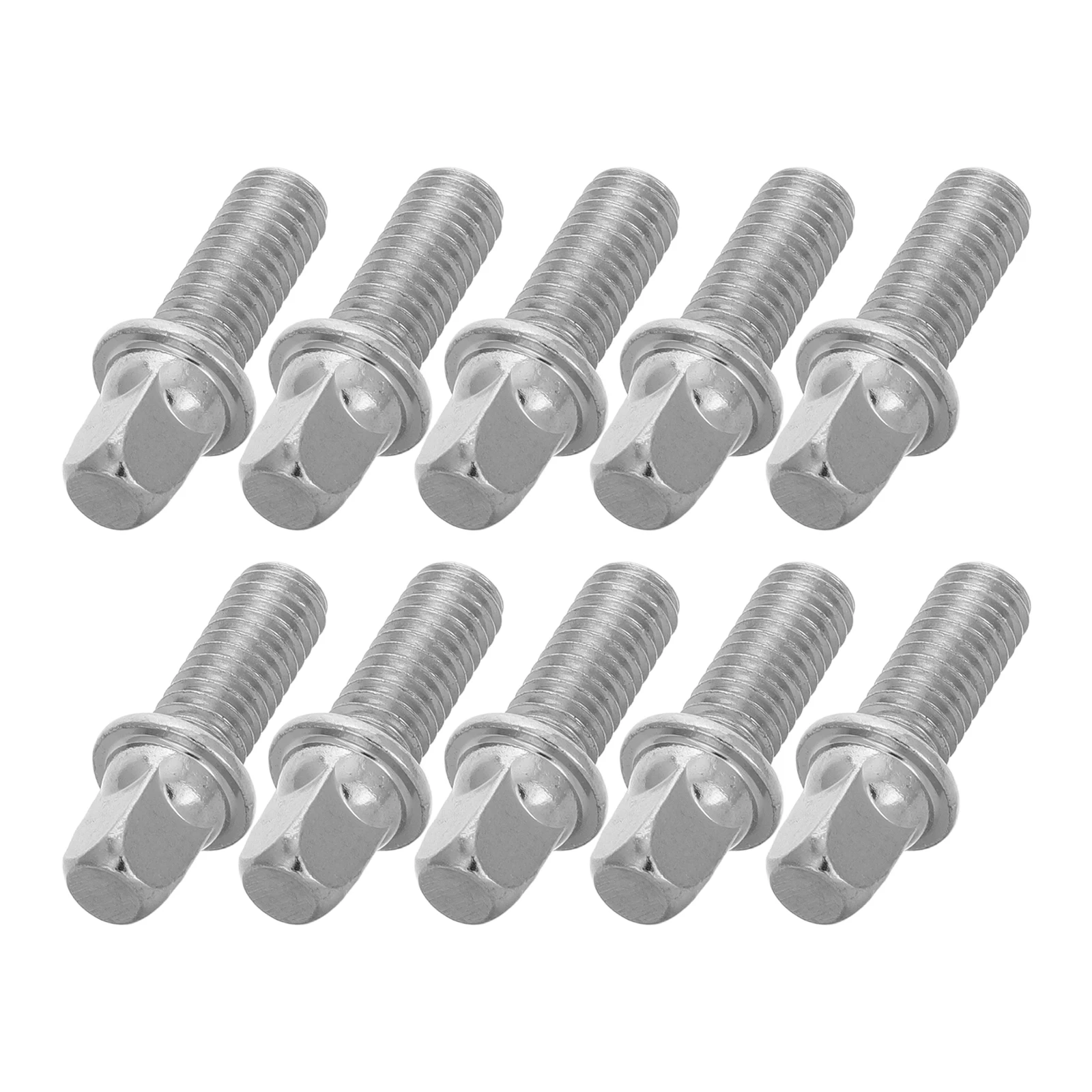 

10pcs M6X15Mm Metal Screws Replacement Fasteners For Sets Steel Drums Electronic Kit Parts Drum Hardware Screws Drum Repair