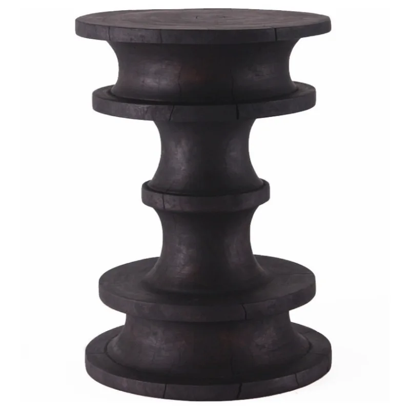 

Log style coffee table Solid wood art ornaments Sculpture works