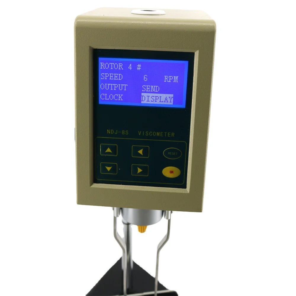 NDJ-8S Digital Rotary Viscometer Liquid Viscosity Tester Measurement Digital rotary viscometer