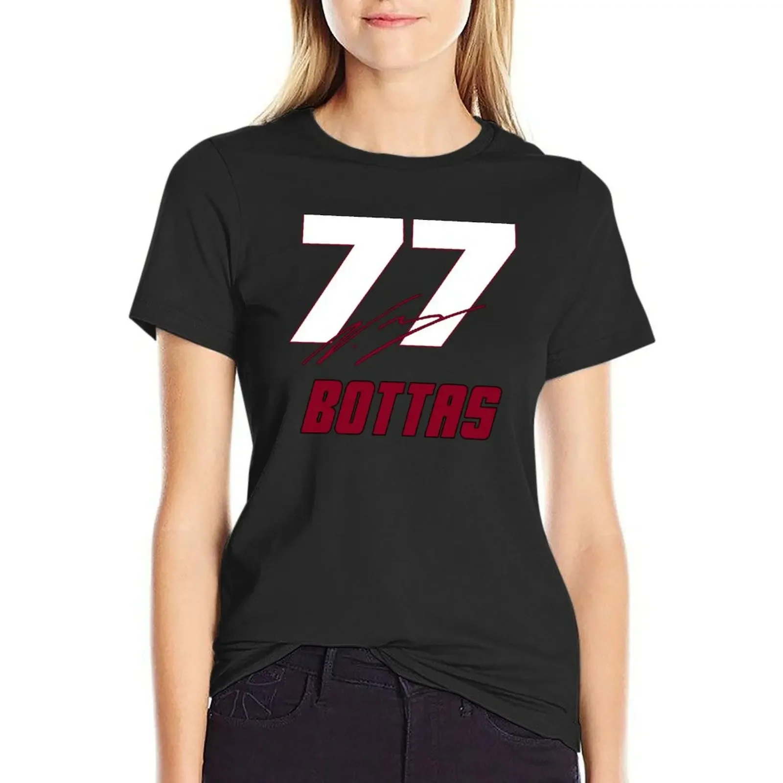 Valtteri Bottas 2023 T-shirt female anime clothes t-shirt dress for Women sexy