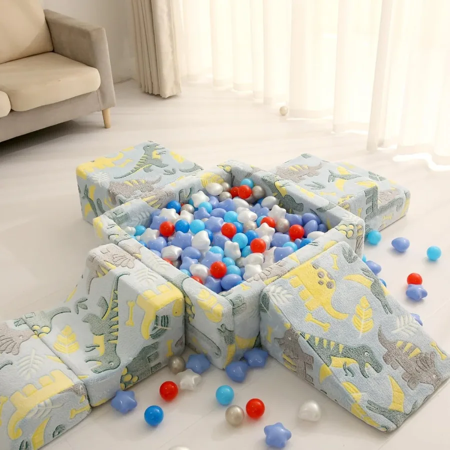 Palline Star Ball per bambini piccoli - Palline di plastica a forma di grandi dimensioni per palline per bambini, tenda da gioco, piscina per bambini, giochi d'acqua, 100 pezzi