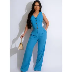 Fashion Sleeveless Vest Pants Set Women Solid Color Spring Summer V Neck Ultra Short Top + Slim Pants Female Office 2 Piece Set