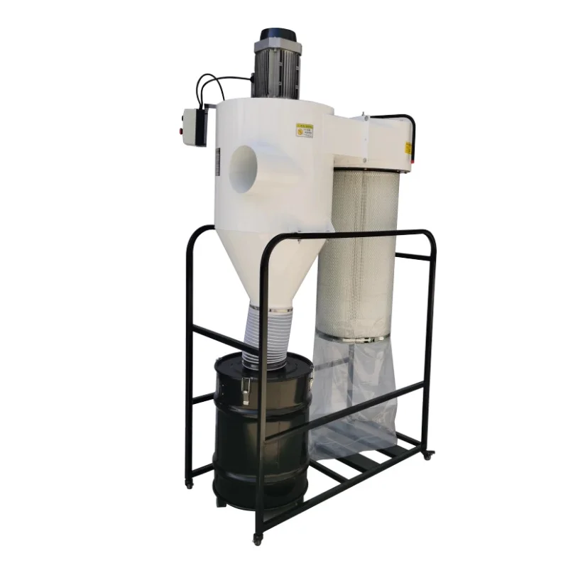 Wholesale Industrial Engine-Powered 4kw Air Vacuum Cleaner 220V/380V 100L Collection Bucket 2200Pa Wind Pressure Equipment