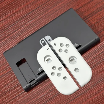 Carcasa de repuesto DIY, carcasa de plástico para consola Nintendo Switch y Joy-Con, cubierta trasera frontal, placa frontal