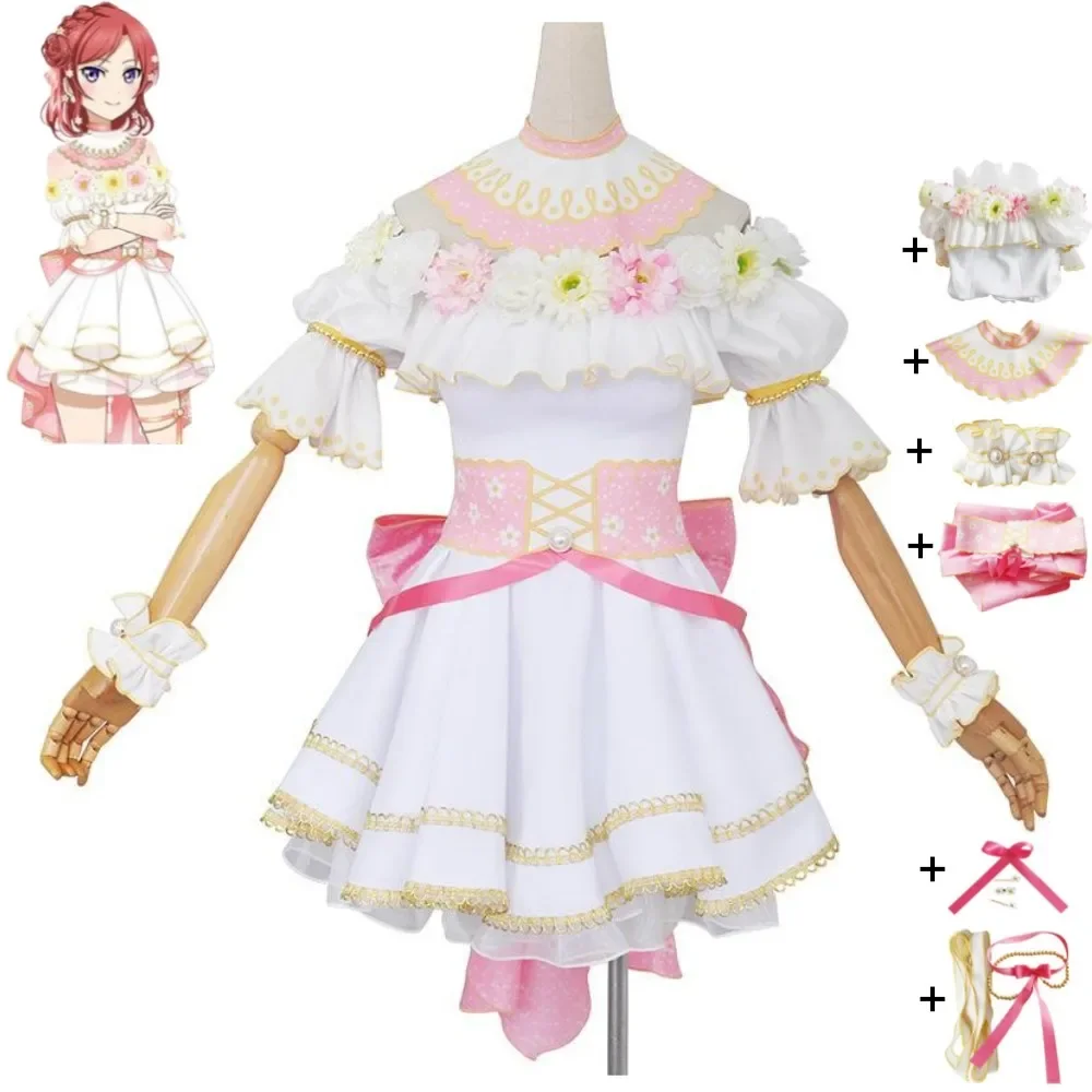 

Anime μ'S Flower Festival Maki Nishikino LoveLive School Idol Project Love Live Cosplay Costume Hallowen Sexy Woman Dress Suit