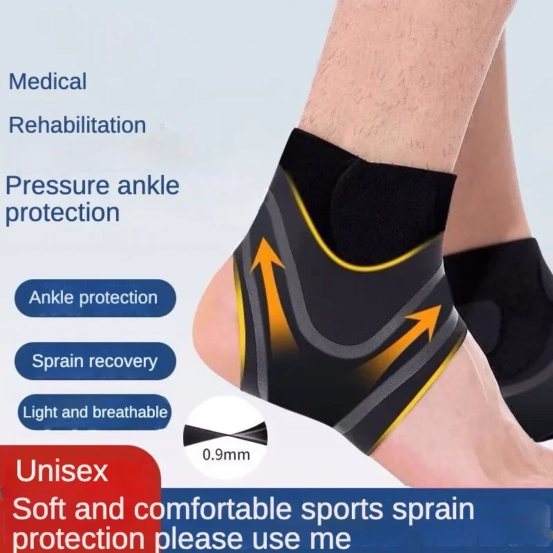 Ankle Support Brace,Elasticity Free Adjustment Protection Foot Bandage,Sprain Prevention Sport Fitness Guard Band