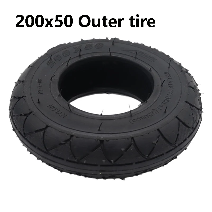 HOTA Hengtai 200x50 Inner and Outer Tire Small Dolphin Electric Scooter Tire Inner and Outer Tire 200 * 50