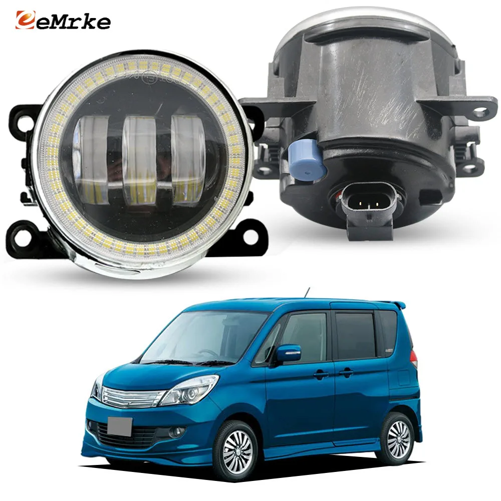 

Replace Led Halo Fog Lights Angel Eye DRL & Easy Installation Driving Lamp for Suzuki Solio II / 2 2011 2012 2013 2014 2015