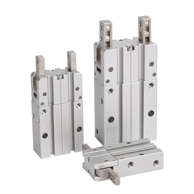 

HFR10 HFR16 HFR20 HFR25 HFR32 HFR10N 180 ° Механический захват с цилиндрическим захватом, открывающийся и закрывающийся пальцами