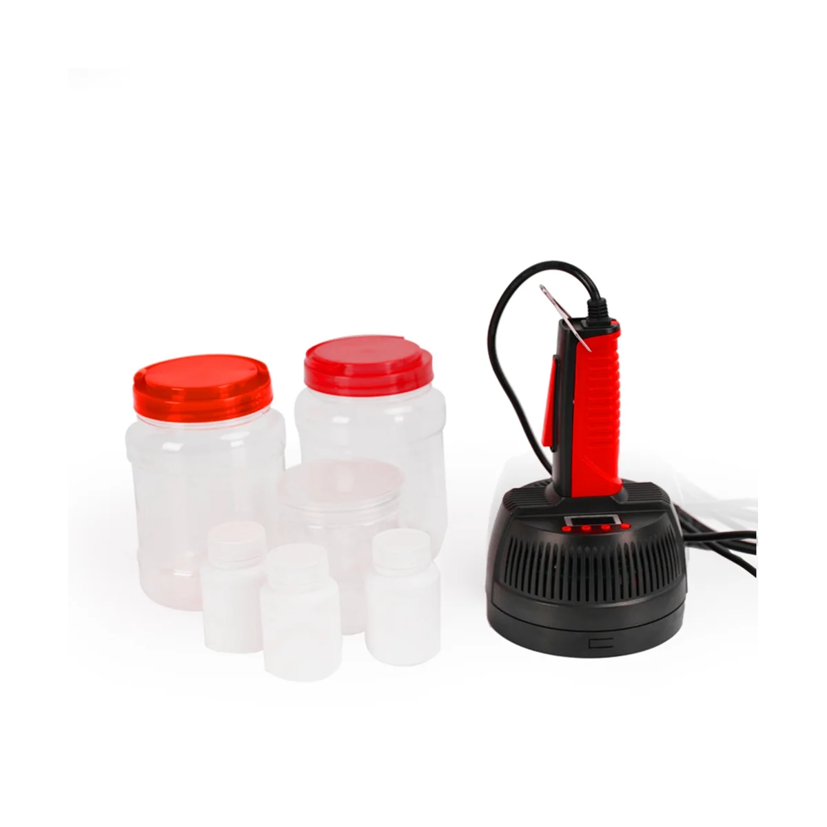 Sellador de inducción electromagnética de mano, máquina de sellado de botellas, papel de aluminio, máquina de tapado de plástico, enchufe estadounidense