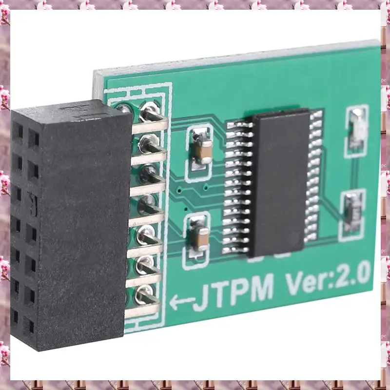 Modulo di sicurezza con crittografia 2025 TPM 2.0 Modulo LPC-14PIN scheda remota 14 pin LPC per modulo di sicurezza MSI TPM2.0 LPC 14 pin, TPM 2.0