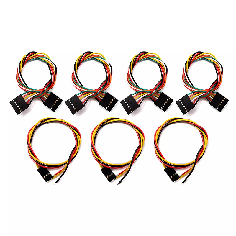 2.54MM Pitch Dupont Cable Female to Female Connector Jumper Wire Single/Dual Head 1P-10P Pin Dupont Connector Jumper Cable