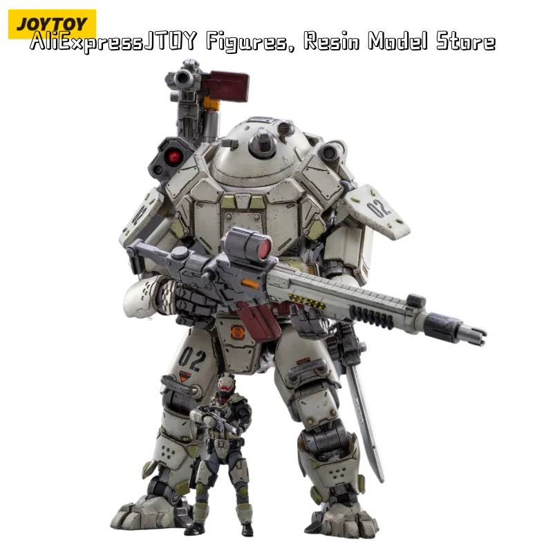 [IN-STOCK] JOYTOY 1/25 Action Figure Mecha Iron 02 Tactical Anime Collection Model Toy For Gift