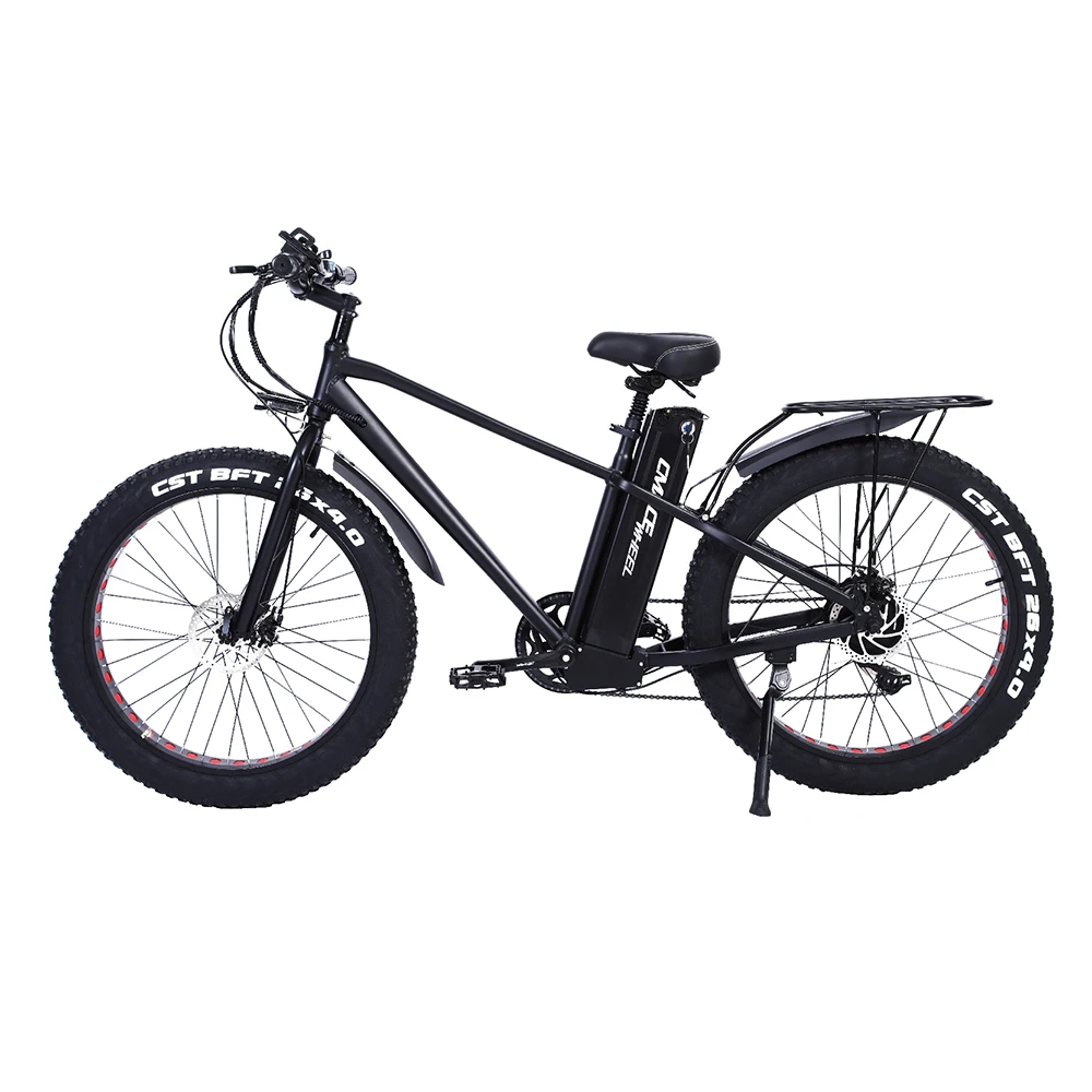 KS26 750W Powerful Electric Bike, 26 Inch 4.0 Fat Tire Mountain Bike, 48V 15Ah / 20Ah Battery, Front & Rear Disc Brake