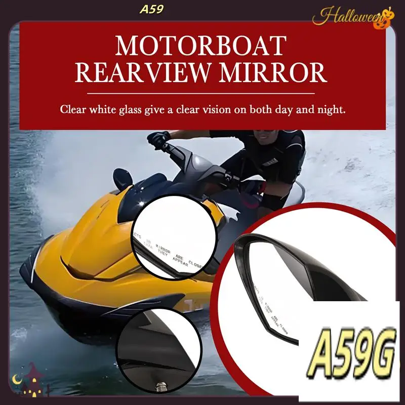 

G9-Motorboat Rearview Mirror Jet Ski Mirror Accessories For Yamaha Waverunner VX 110 Deluxe Sport Cruiser EX EX R